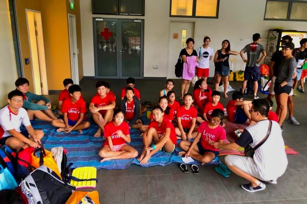 competitive swimming training singapore at Senja
